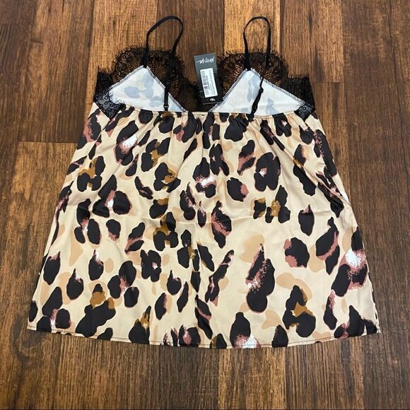 Nastygal print lace trim cami - Picture 2 of 7